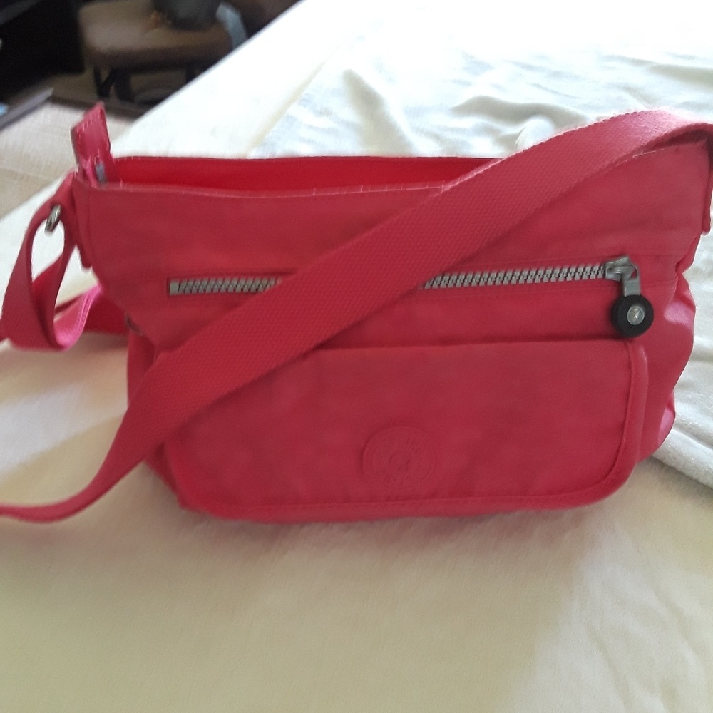 Hot pink crossbody.